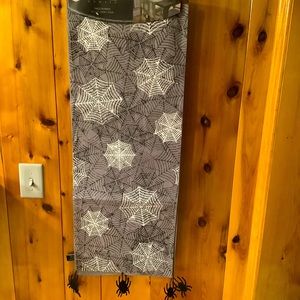 Domain Glow In The Dark Spider Web Table Runner